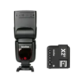 Godox TT685C 2.4G HSS 1/8000s TTL Speedlite Flash and X2 Trigger Kit for Canon - Bundle