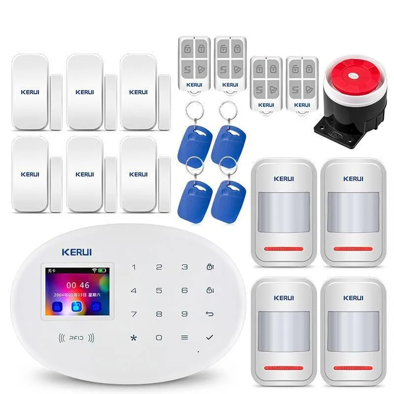 Home Touch Panel WIFI GSM Security Alarm System