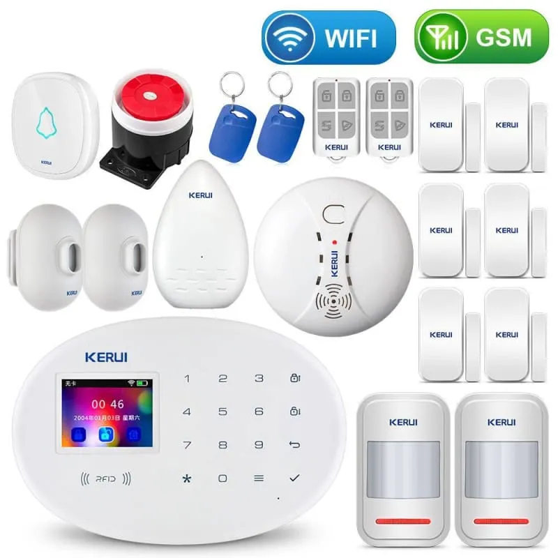 Home Touch Panel WIFI GSM Security Alarm System