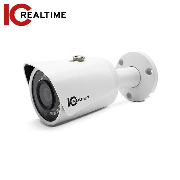 IC Realtime - AVS-B2210 / 2MP HDAVS Indoor/Outdoor Small Size Bullet Camera / Fixed 2.8mm Lens (70°) / 98 Feet IR / 12VDC