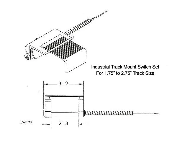 Industrial Track Mount Switch Set - 4700-A Series