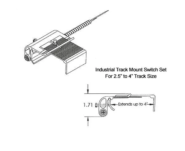 Industrial Track Mount Switch Set - 4700-A Series