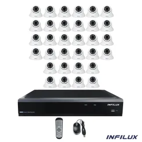 Infilux 32-Channel 4MP Surveillance Kit with 3.6mm Dome IP Cameras