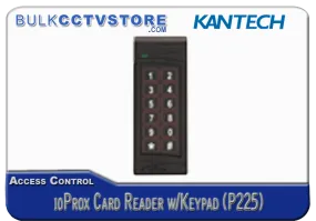 Kantech P225KPXSF ioProx Card Reader with integrated Keypad