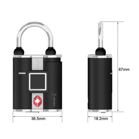 Lexuma XLock - TSA Fingerprint Padlock