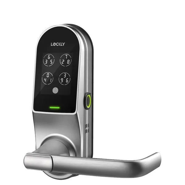 Lockly Guard- DUO 679D - Dual Locking Interconnected Smart Lock - Fingerprint Reader - Wi-Fi-Bluetooth App Controlled  - Touchscreen Keypad - Key Override - Mifare RFID - Optional Finish