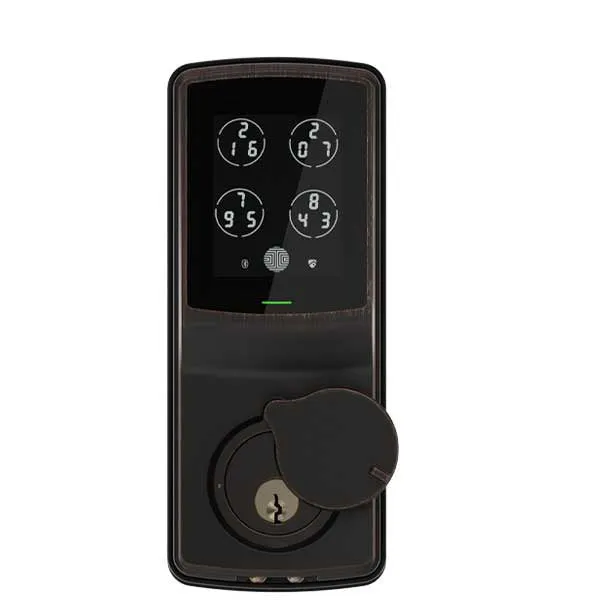 Lockly - PGD728VB - Secure Electronic Deadbolt - Bluetooth - Venetian Bronze