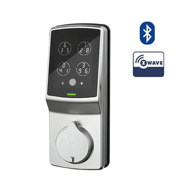 Lockly Pro - PGD728ZPUSN - GUARD - Secure PRO Electronic Deadbolt - Z-Wave Edition - Bluetooth - Satin Nickel