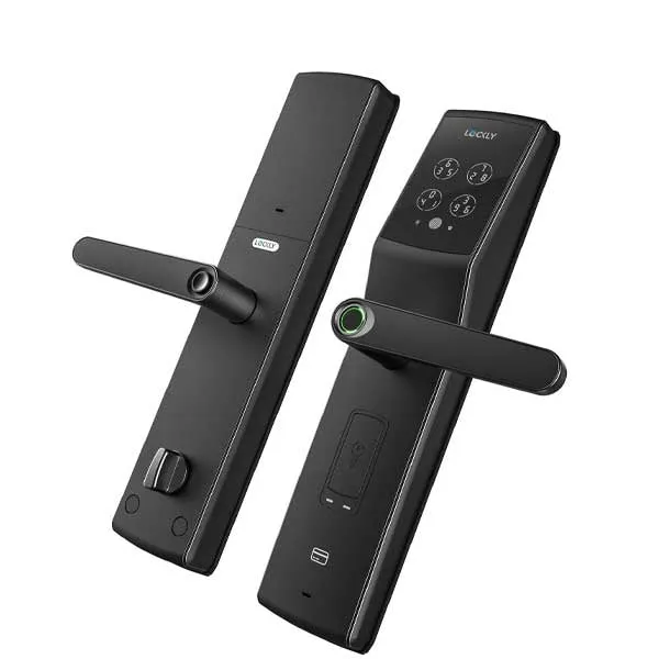 Lockly Pro - PGD829AFMB - Quote Series - Secure Lux - Mortise Smart Lock  - Fingerprint Reader - RFID Card - Bluetooth - Matte Black