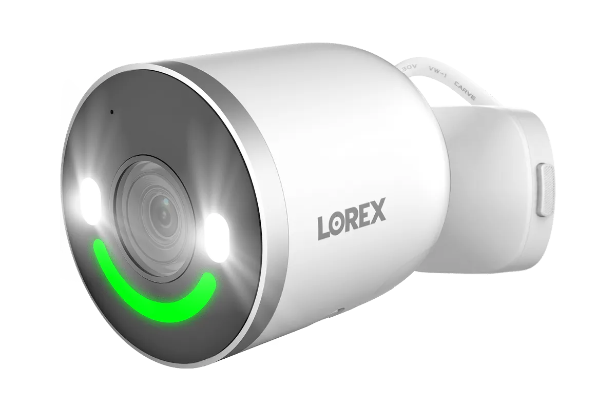 Lorex 4K Spotlight Indoor/Outdoor Wi-Fi 6 Security Camera with Smart Security Lighting