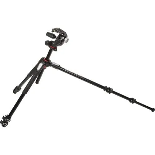 Manfrotto MK190XPRO3-3W 190 Aluminium 3-Section Tripod with Head