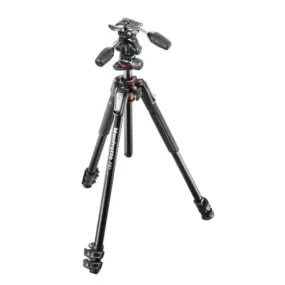 Manfrotto MK190XPRO3-3W 190 Aluminium 3-Section Tripod with Head