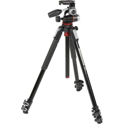 Manfrotto MK190XPRO3-3W 190 Aluminium 3-Section Tripod with Head