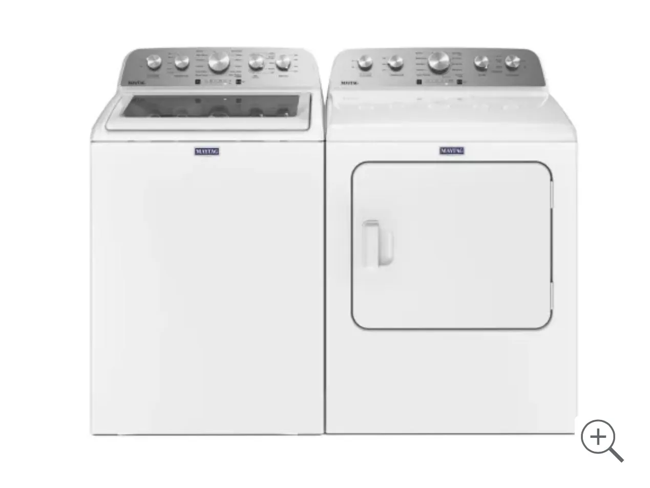 Maytag 28 Inch Wide 4.8 Cu. Ft. Washer and 29 Inch Wide 7 Cu. Ft. Electric Dryer Laundry Pair with Power™ Impeller
Model:MVW5430MW-MED5430MW