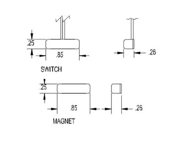 Micro Surface Mount Switch Set - 500 Series - 10 Pack