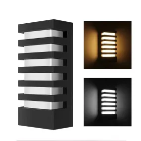 Minimalistic Striped Design Outdoor LED Wall Lamp