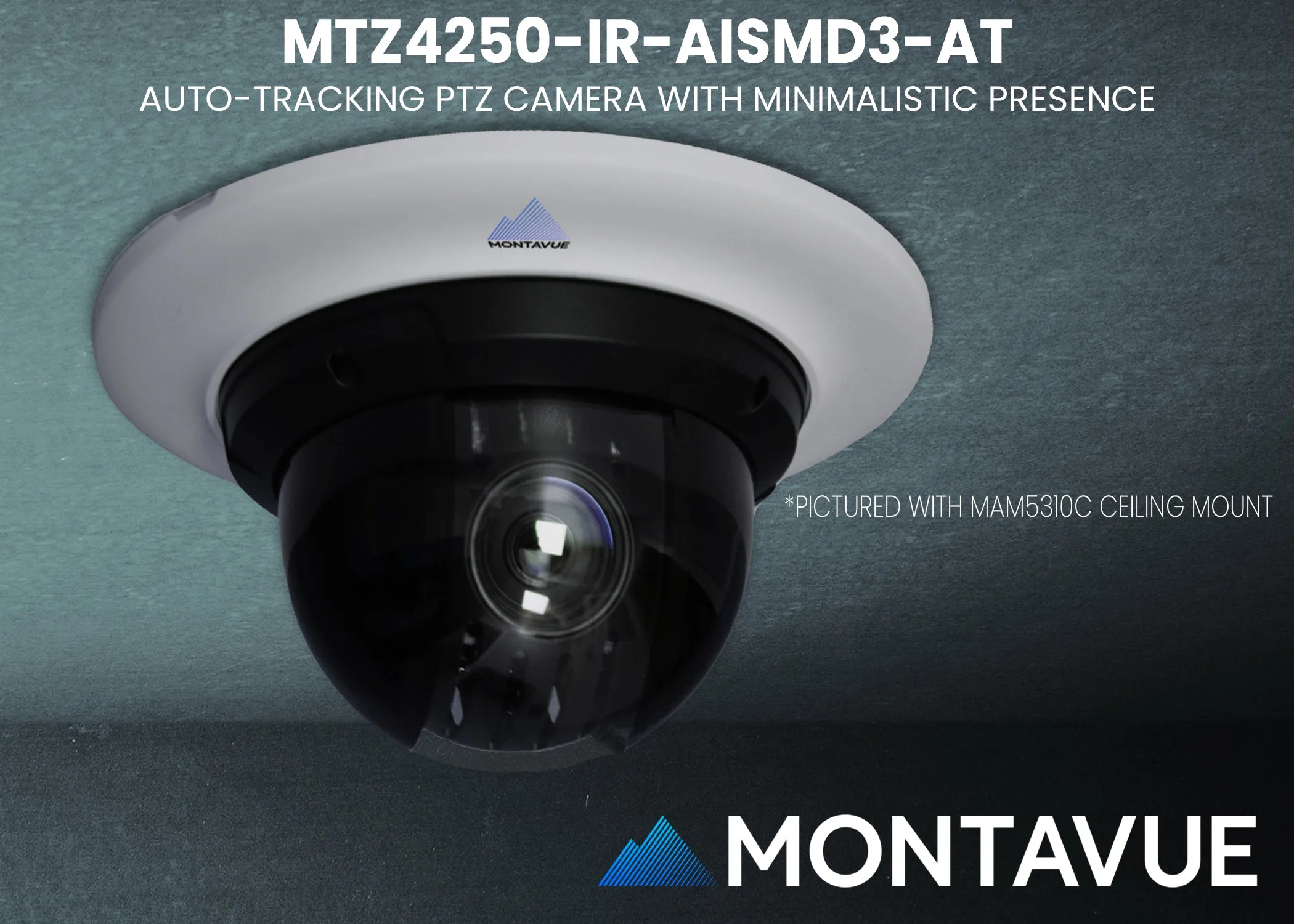 MTZ4250 | 4MP 2K Auto-Tracking PTZ Camera with 25x Zoom and SMD 3.0