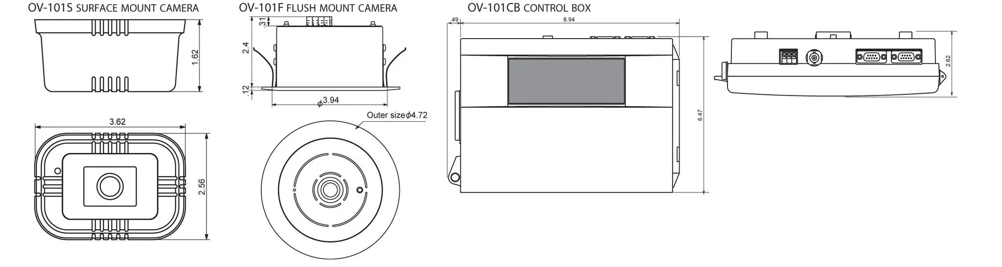 OPTEX OV-101 Anti-Tailgating System (Includes Sensor Camera and Controller)