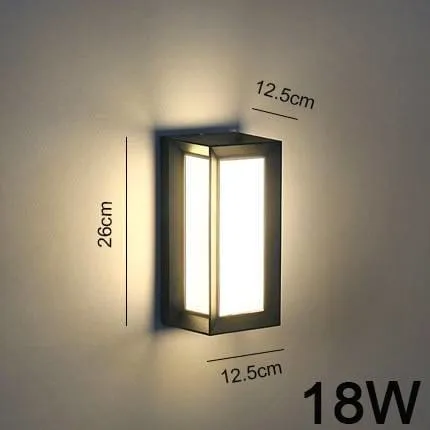 Outdoor Creative Aluminum Wall Lamp