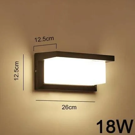 Outdoor Creative Aluminum Wall Lamp