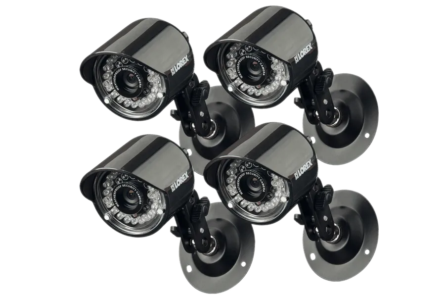 Outdoor security cameras with night vision (4 Pack)