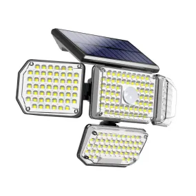 Outdoor Solar Lights with Adjustable Heads 214 LED Flood Light