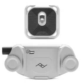 Peak Design Capture Camera Clip v3 - Silver no plate.