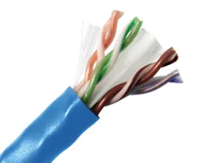 Plenum CAT6 Bulk Ethernet Cable: CMP Rated, Solid Copper UTP, 23 AWG, 1000FT