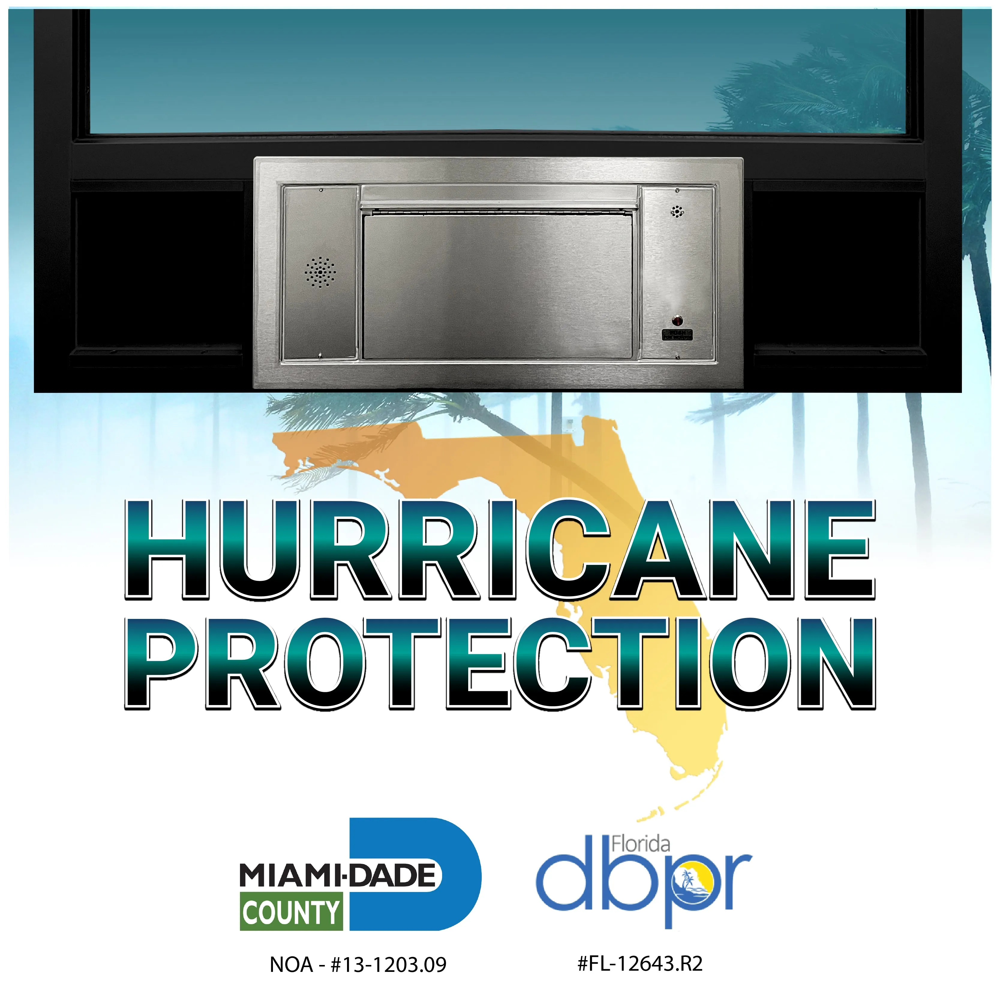 Quikserv PCJ-130-IP & QSP-713S-MAX-IP | Pharmacy Drive-thru Package 60" (W) x 53-1/2" (H) | Hurricane Impact Rated | 23318.1