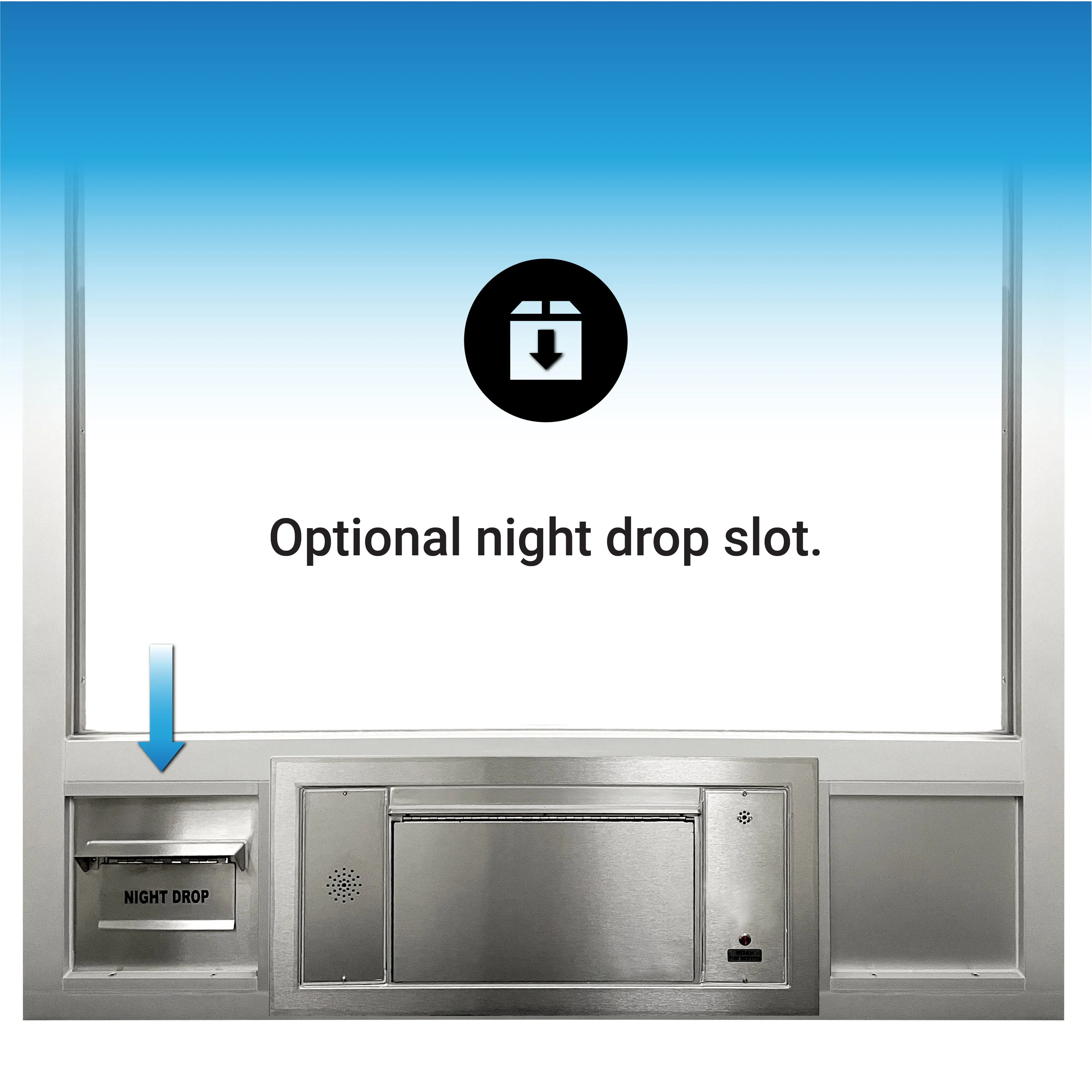 Quikserv PCJ-130-IP & QSP-713S-MAX-IP | Pharmacy Drive-thru Package 60" (W) x 53-1/2" (H) | Hurricane Impact Rated | 23318.1