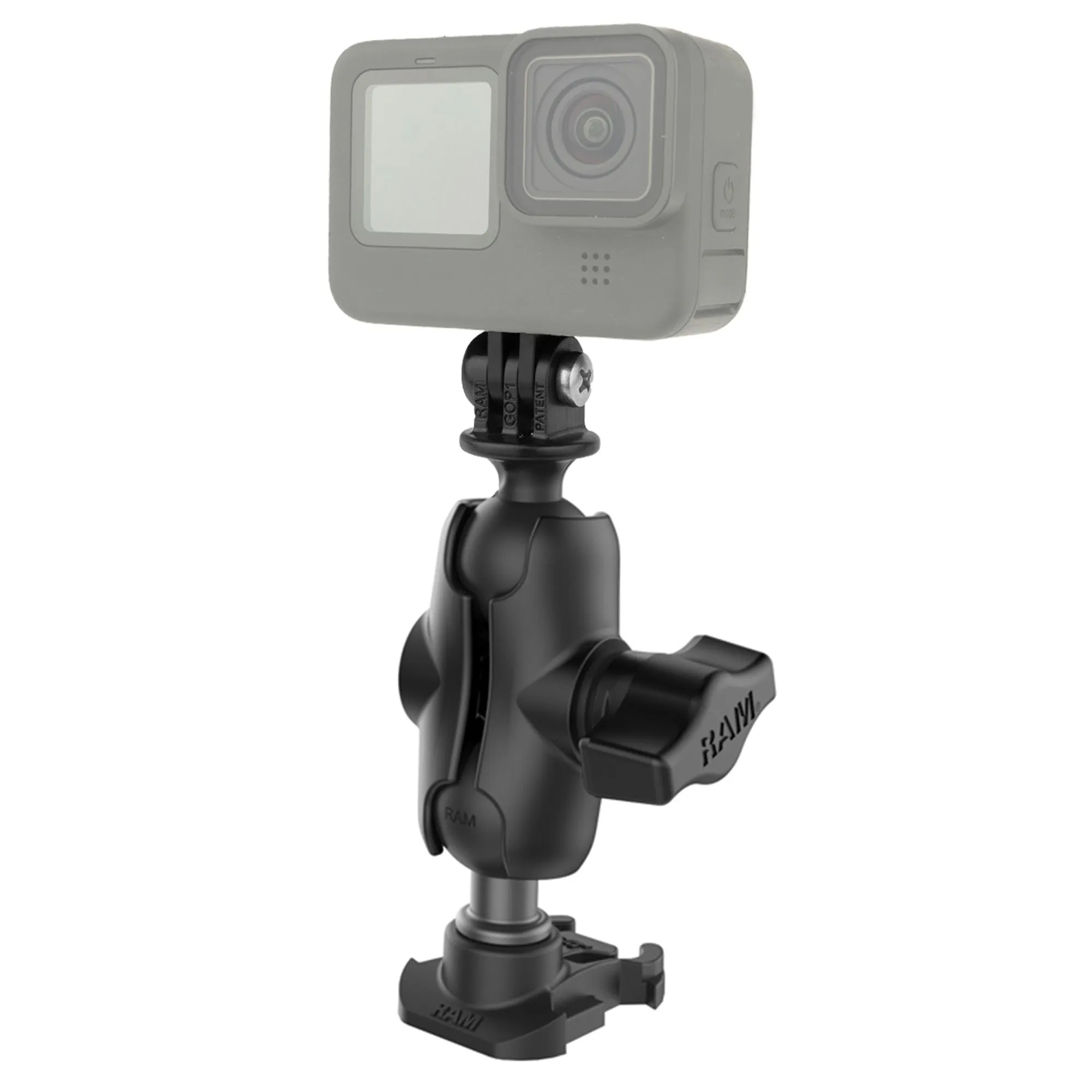 RAM® Ball Adapter for GoPro® Bases with Universal Action Camera Adapter