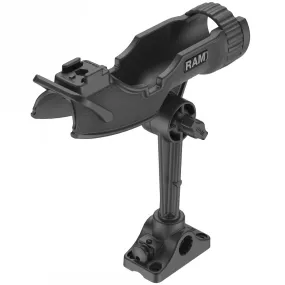 RAM ROD® HD Fishing Rod Holder with Bulkhead/Flat Surface Base