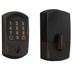 Schlage Residential BE489 - Encode WiFi Enabled Electronic Keypad Deadbolt with Greenwich Trim