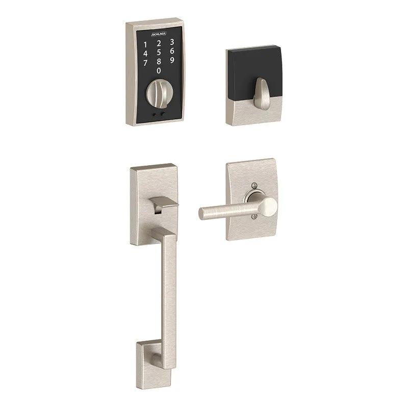 Schlage Touch Entry Handleset - Century (CEN) Style with Broadway (BRW) Lever