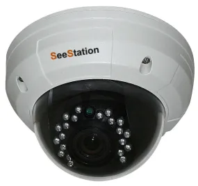 SEESTATION CTVI2429AV2Z-AW: (TVI) 2MP Analog Dome Camera with Varifocal Lens