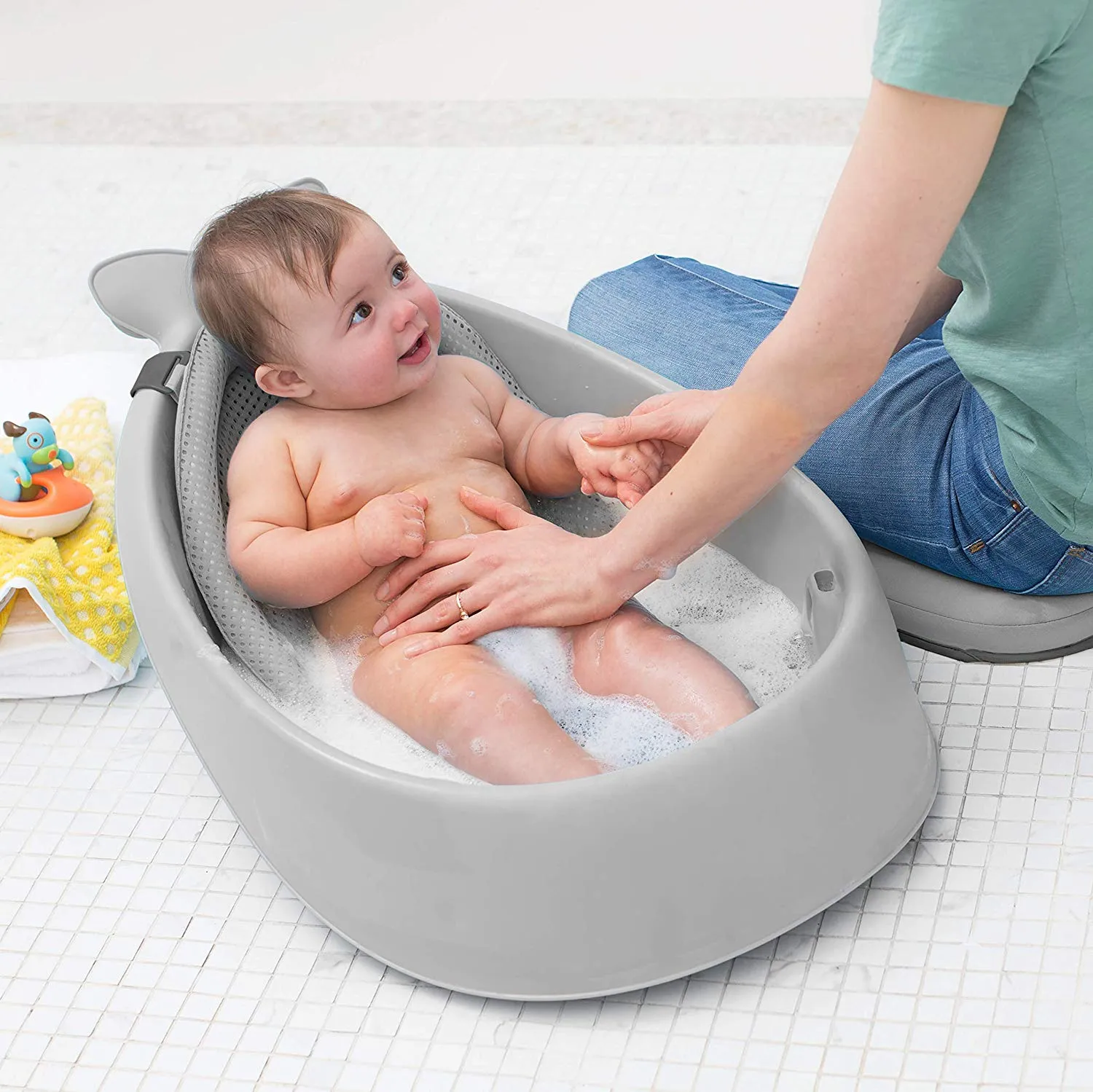 Skip Hop Moby Smart Sling 3-Stage Tub- Grey