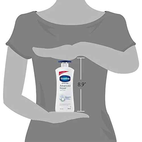 Vaseline Derma Care Advanced Repair Body Lotion, For Sensitive, Dry Skin, Non Greasy, Long Lasting Moisturisation, 400 ml