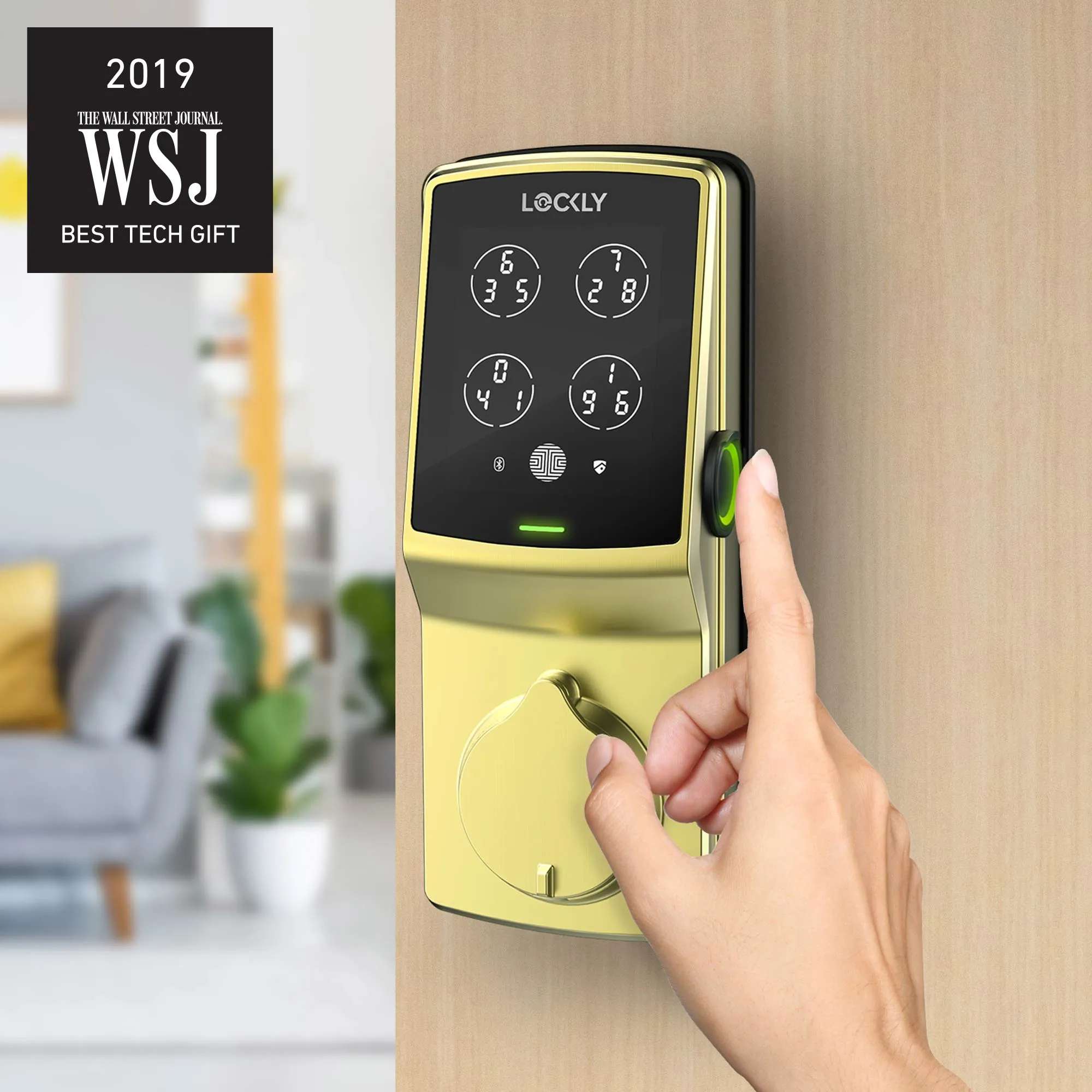 Wi-Fi Enabled Lockly Secure Pro Smart Lock