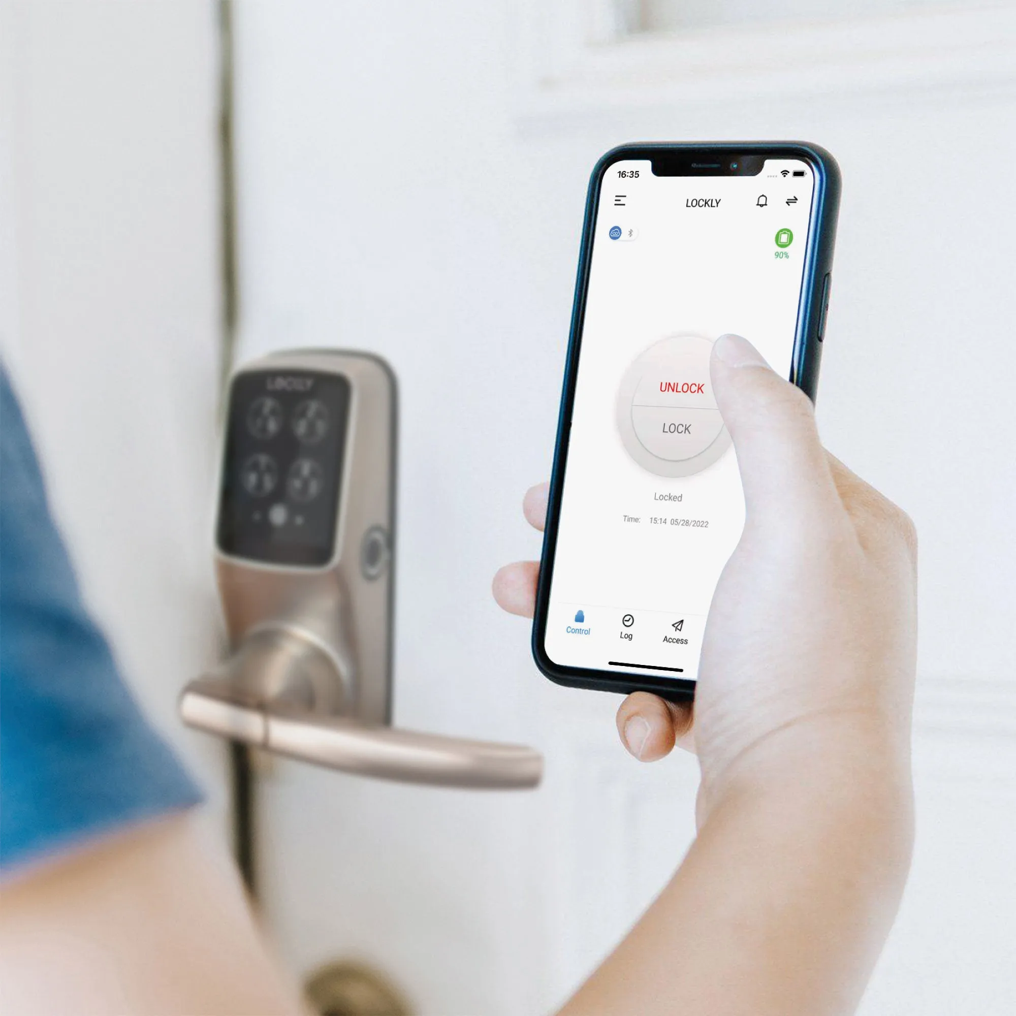 Wi-Fi Enabled Lockly Secure Pro Smart Lock