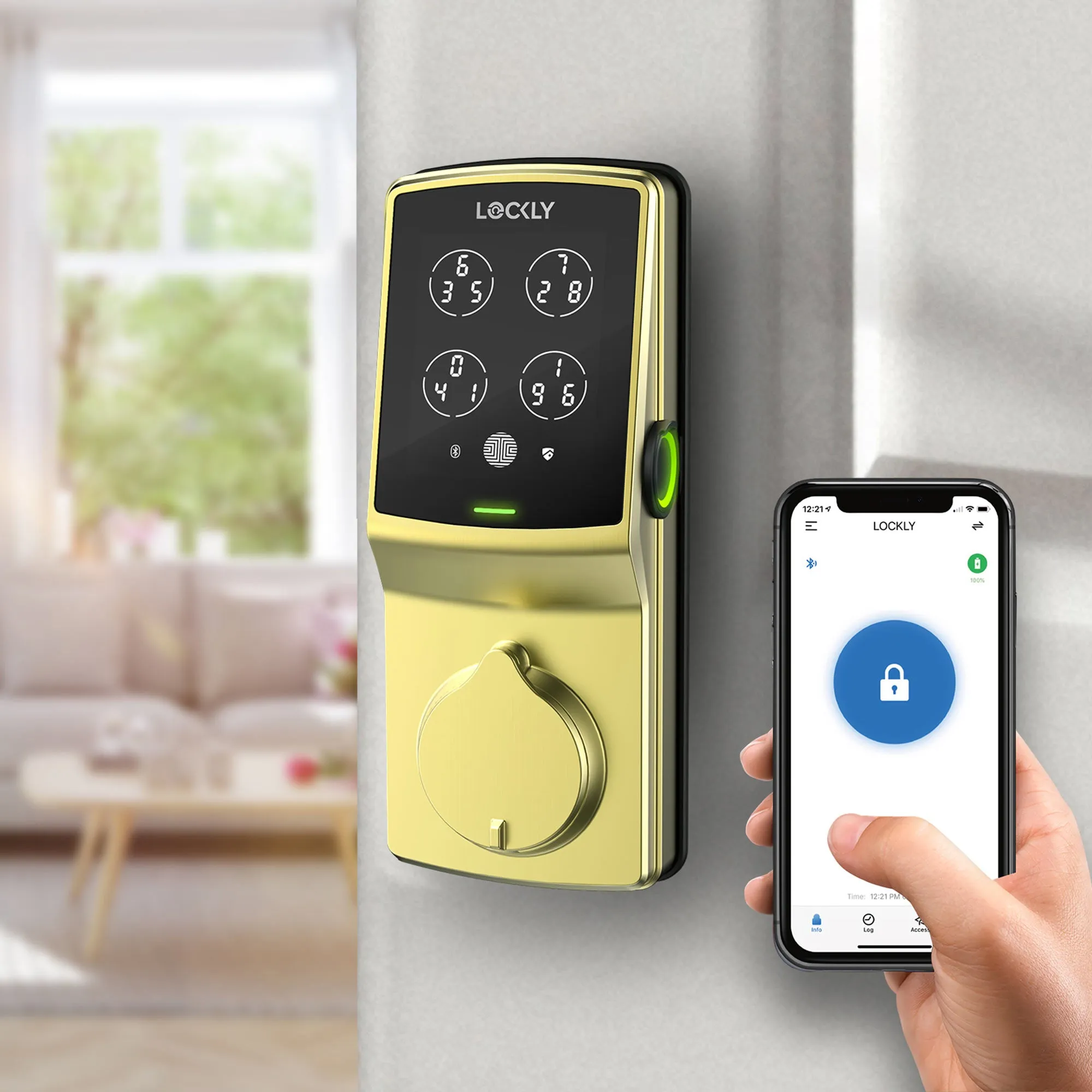 Wi-Fi Enabled Lockly Secure Pro Smart Lock