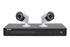 Wireless DVR Security Camera System with 2 outdoor wireless cameras