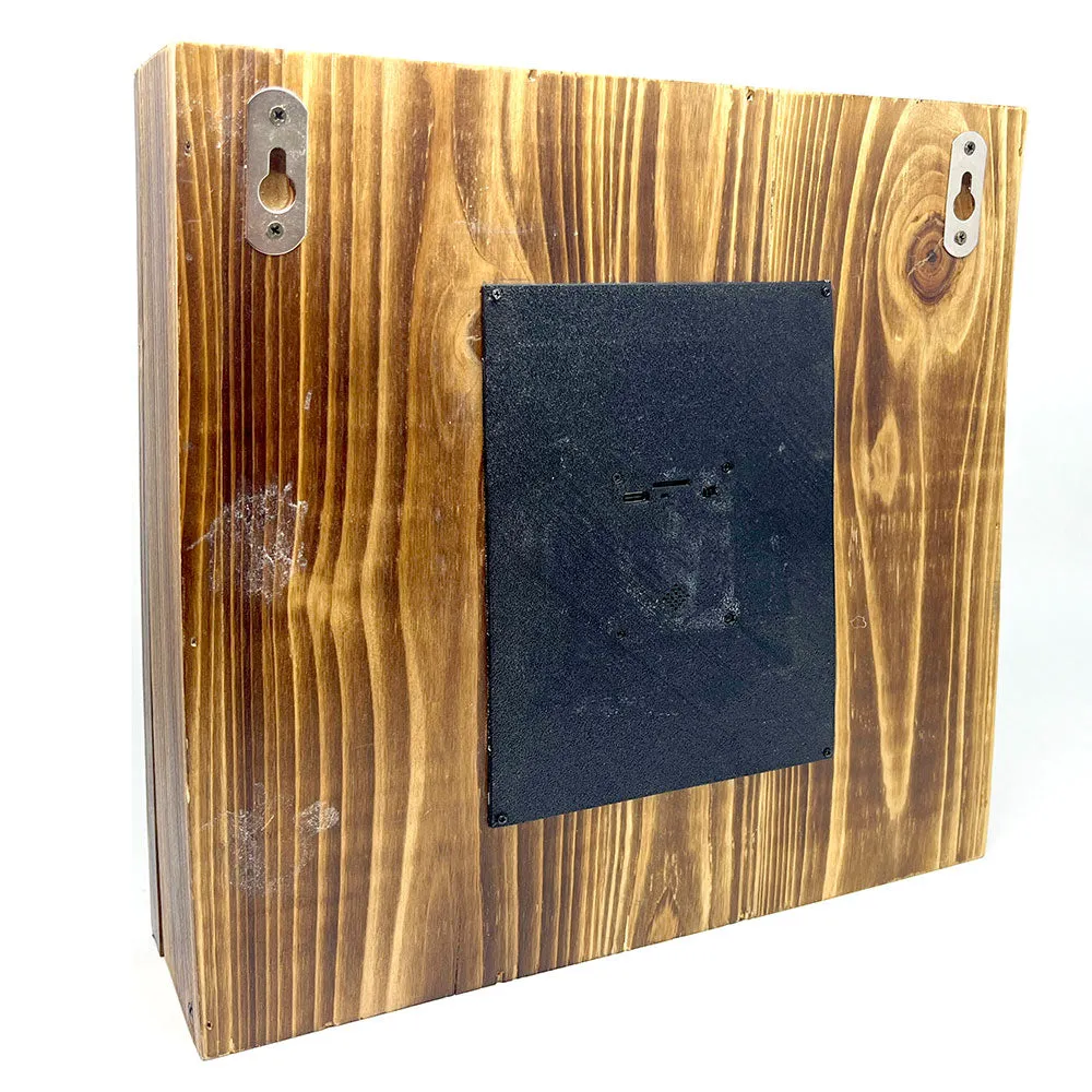 Wood Frame Décor: Indoor Battery Powered Motion Activated Hidden Camera