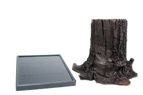 Xtreme Life 4K Solar Panel Tree Stump Camera