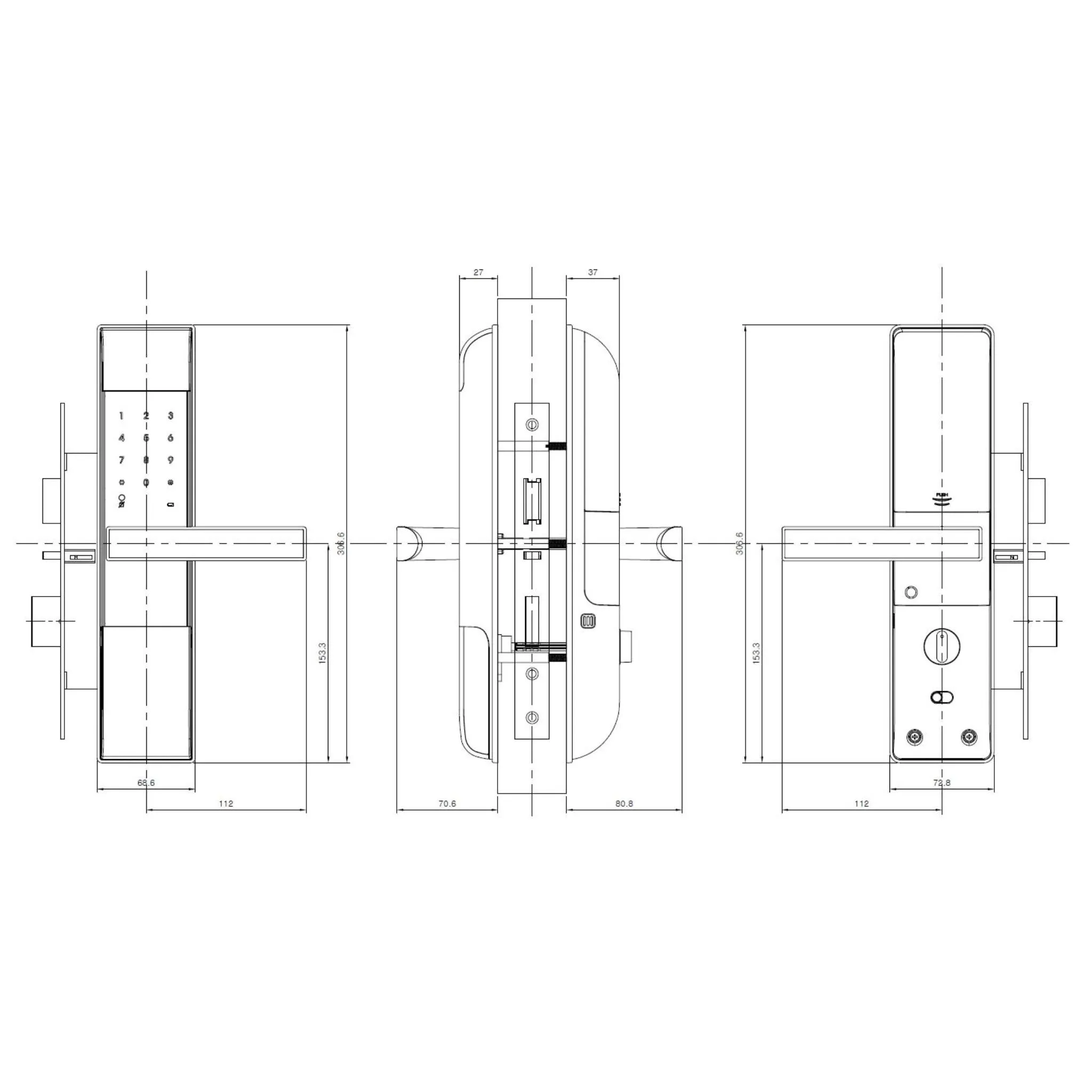 Yale YDM 3109A Smart Door Lock