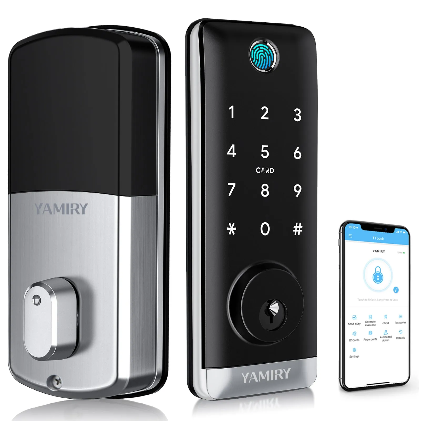 YAMIRY Smart Deadbolt Door Lock T1B