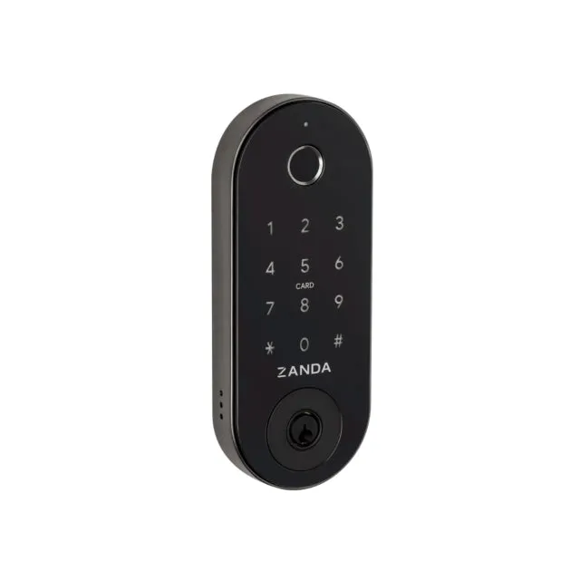 Zanda Stealth Smart Lock Deadbolt Graphite Nickel