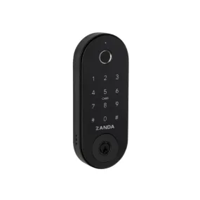 Zanda Stealth Smart Lock Deadbolt Matte Black